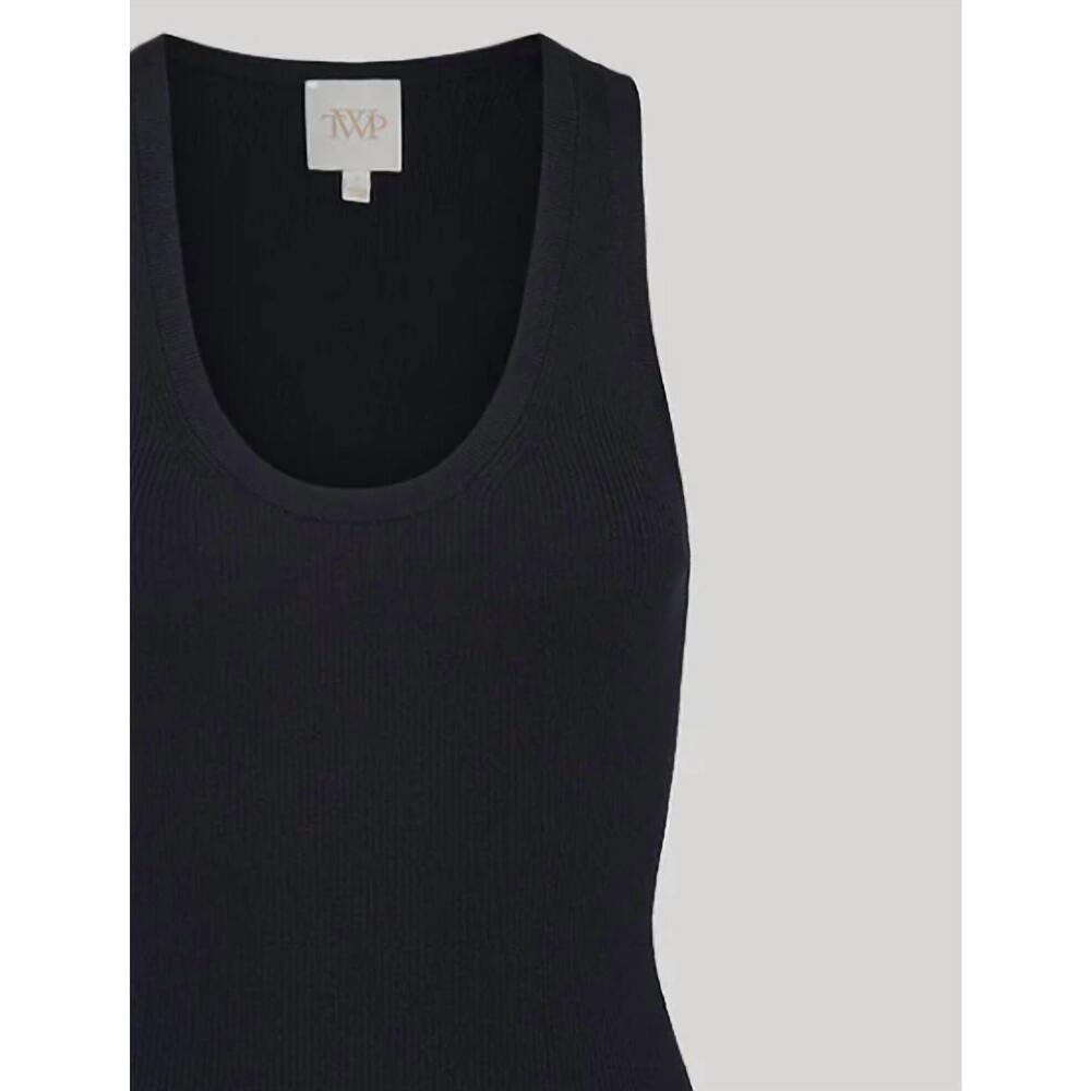 NEW TWP women's knit top in midnight - Picture 2 of 2
